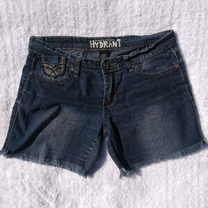 Hydrant - Dark Blue Jean Shorts Size 7